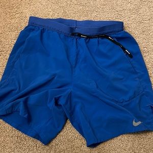Mens size small Nike running shorts, blue